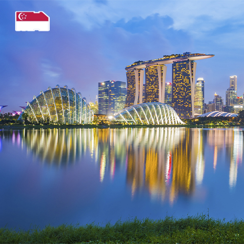 Datasimkaart Singapore 25GB (30 dagen)