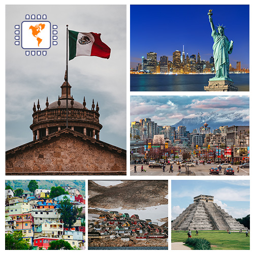 Data SIM-kaart Noord- & Zuid-Amerika 1GB (30 dagen)