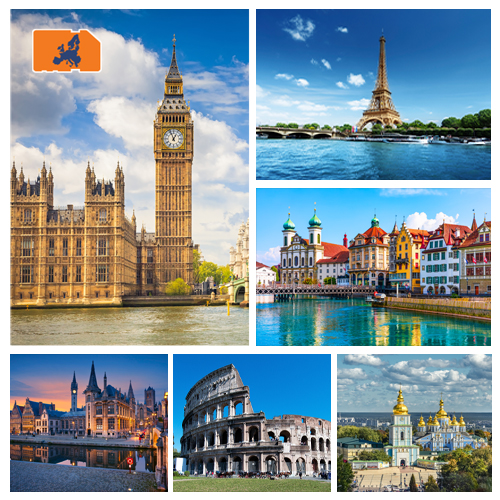 Data Sim Card Europe - Unlimited (30 days)