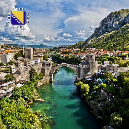 [WW_901O_STACK_ONEOFF_BOSNIA_UNLIMITED_7D_FUP20] eSIM Bosnia and Herzegovina Unlimited (7 days)