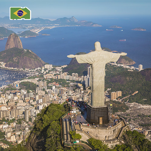 [WW_901O_STACK_ONEOFF_BRAZIL_1GB_7D] Datasimkaart Brazilië 1GB (7 dagen)