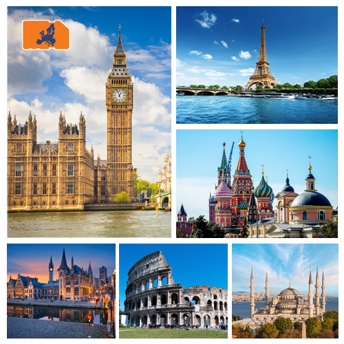 [WW_901O_STACK_ONEOFF_EU_EXTENDED_1GB_30D] Data SIM Card Europe PLUS 1GB (30 days)