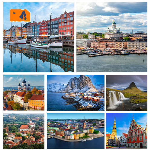 [WW_901O_STACK_ONEOFF_SCANDINAVIA_10GB_30D] Carte SIM de données Scandinavie et Baltique 10 Go (30 jours)