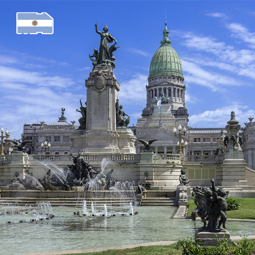 [WW_901O_STACK_ONEOFF_ARG_1GB_7D] Data SIM Card Argentina 1GB (7 days)