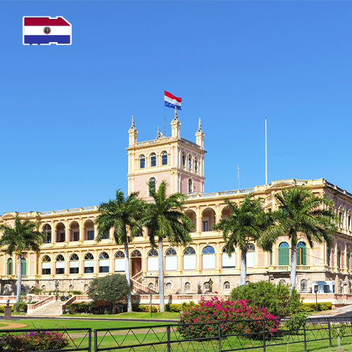 [WW_901O_STACK_ONEOFF_PARAGUAY_25GB_30D] Carte SIM Données Paraguay 25Go (30 jours)